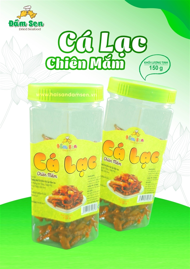 CÁ LẠC CHIÊN MẮM ĐẦM SEN